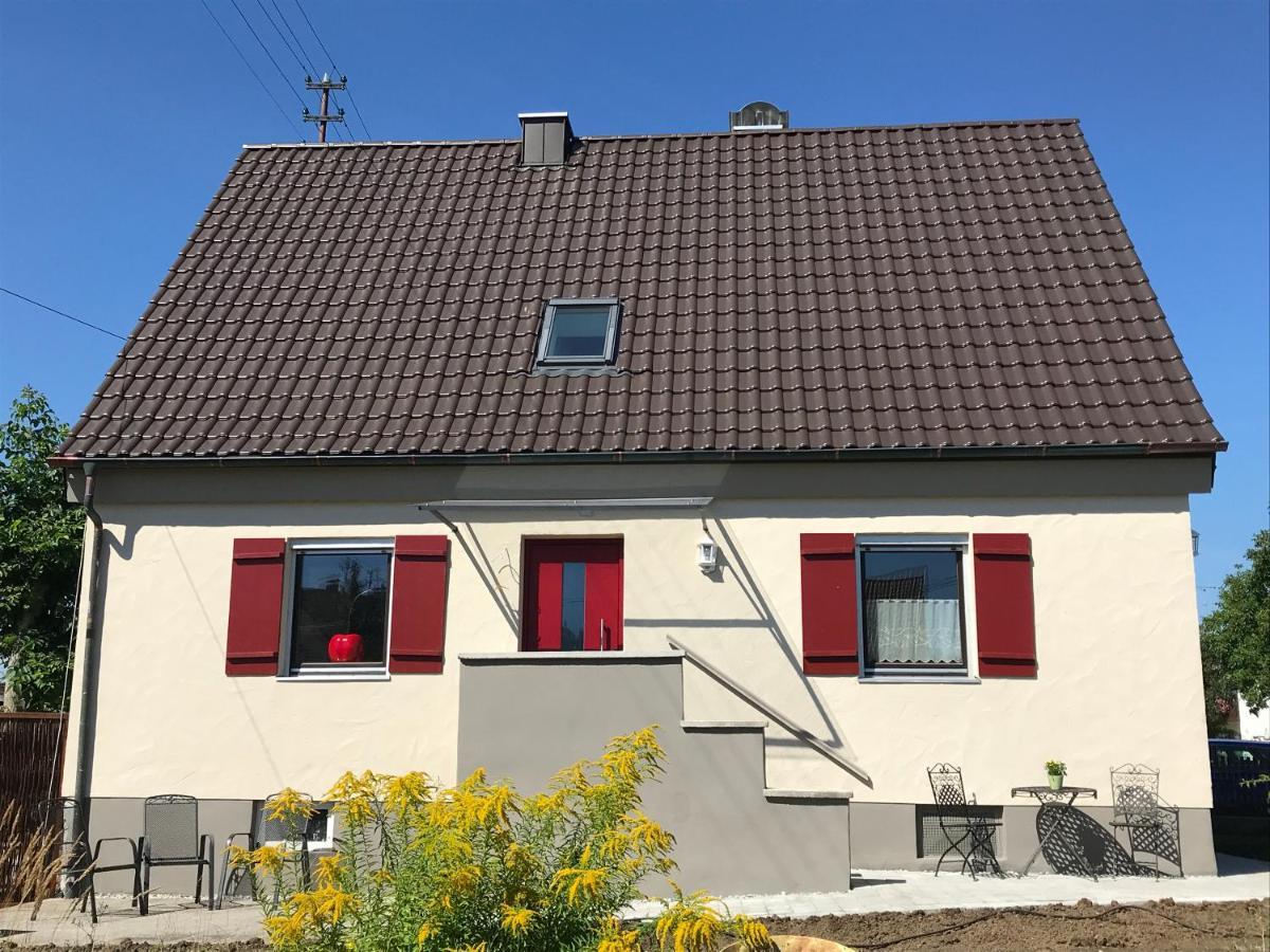 Ferienhaus Bei Lauingen, Mit Sauna Und Gartenlounge Veitriedhausen Exterior foto
